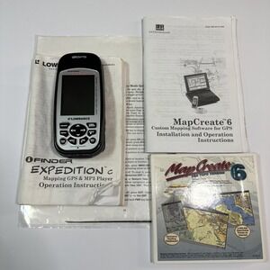 Lowrance iFinder Expedition C GPS & WAAS  Receiver Includes Manuals Map Create 6